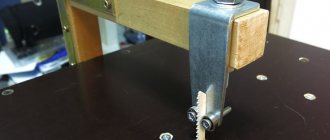 Самодельный лобзиковый станок из швейной машинки