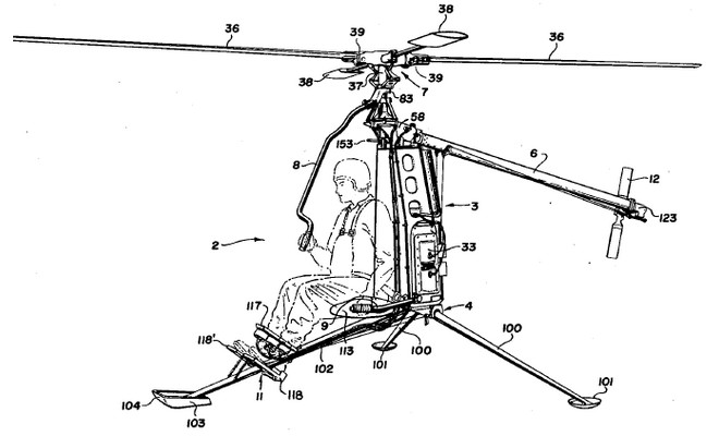 Схема вертолета